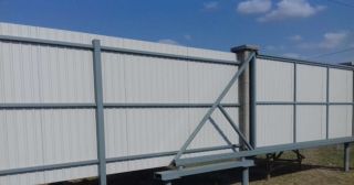 Купить откатные ворота на сваях Томск, цена от 2757 руб.